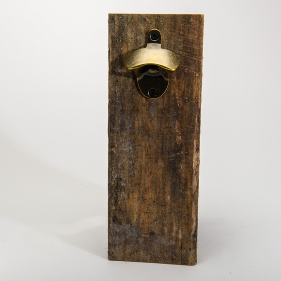 Other - Rustic Brown Wall-Mounted Bottle Opener